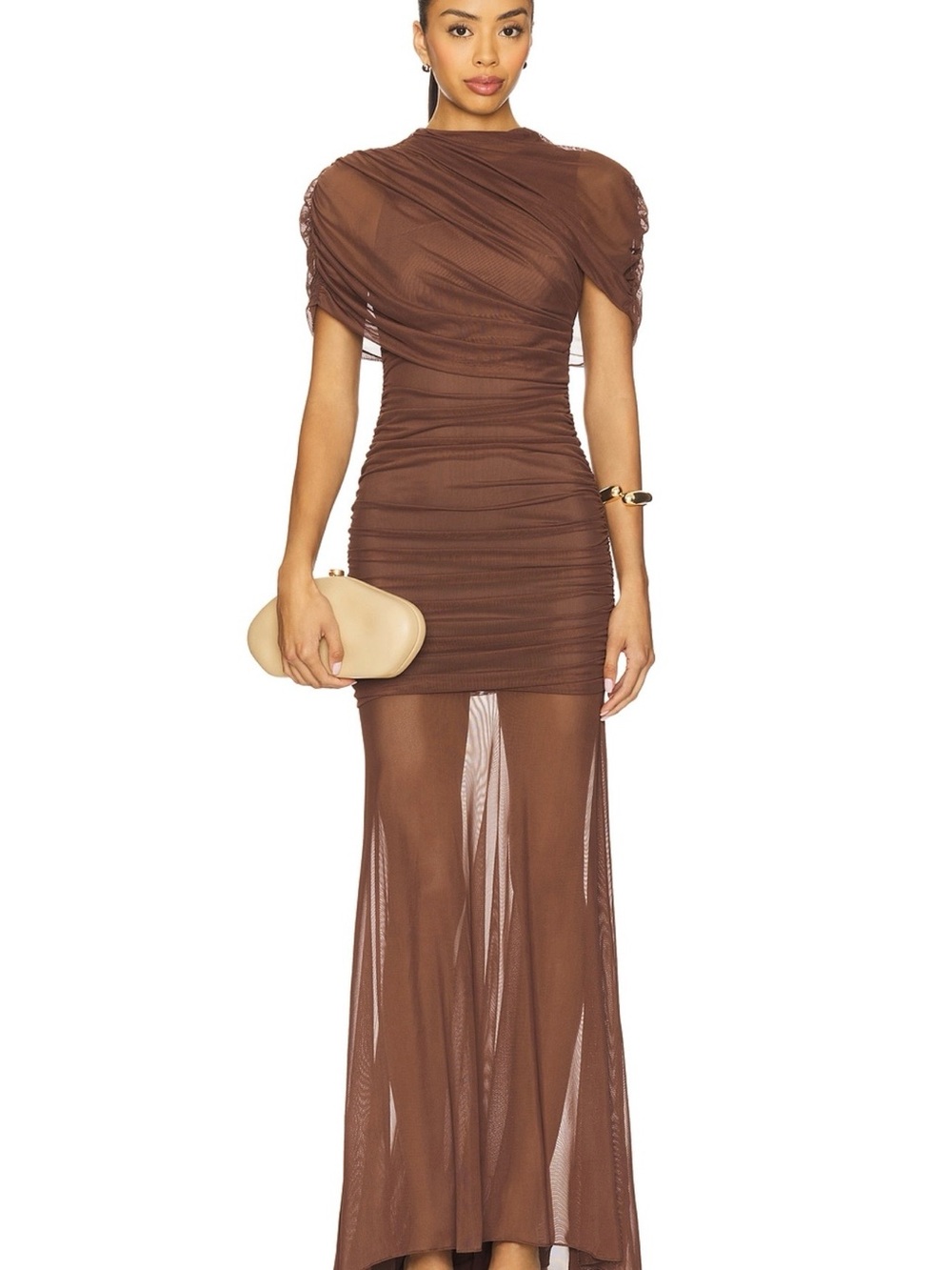 Amanda Uprichard X Revolve Evianna Mesh Gown